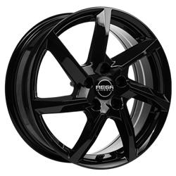 MEGA WHEELS PAVO BLACK 7x16 4/108 ET42 CB65.1