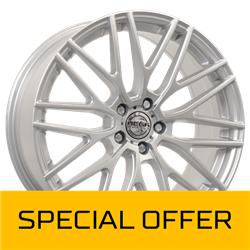 MEGA WHEELS CETUS SILVER 7.5x17 5/112 ET35 CB66.5