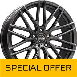 MEGA WHEELS CETUS ANTHRACITE GREY 7.5x17 5/108 ET47 CB63.3