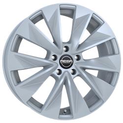 MEGA WHEELS ZENITH DARK SILVER 8.5x21 5/108 ET40 CB63.3
