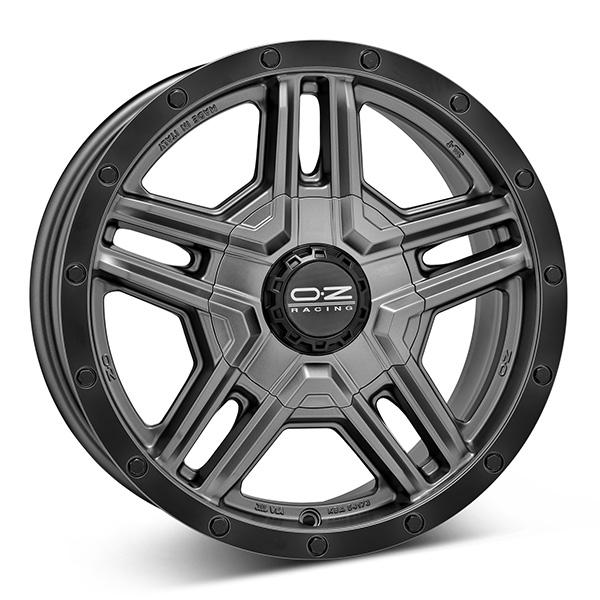 OZ RALLY ADVENTURE M.GRA/BLK LIP 8x17 5/114.3 ET40 CB79.1