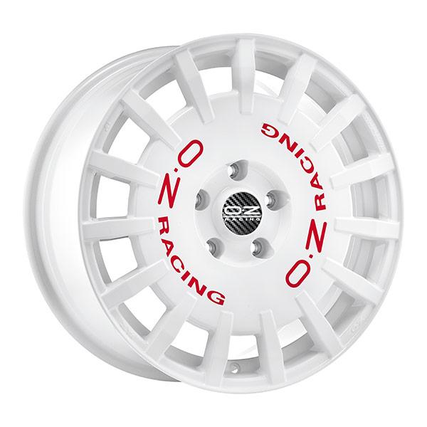 OZ RALLY RACING WHITE 7x17 5/100 ET45 CB68.1