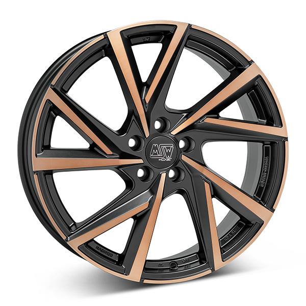 MSW 80 M.BLK/COPPER POL 8x18 5/112 ET40 CB57.1
