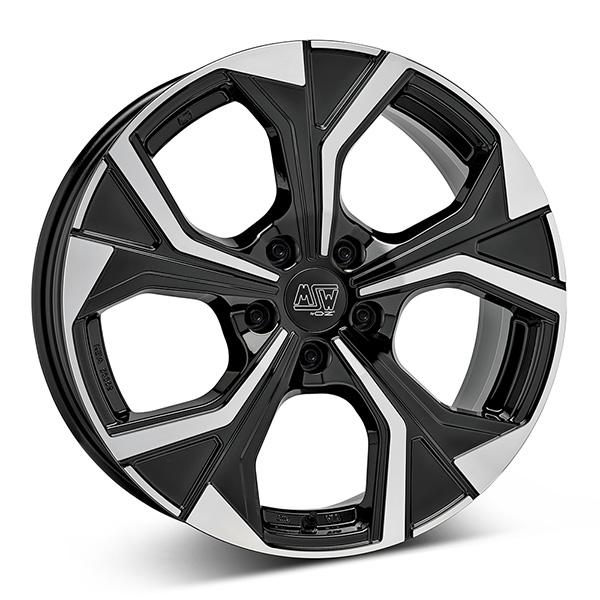 MSW 43 G.BLK/POL 8x18 5/112 ET28 CB73.1