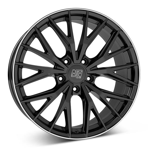MSW 44 G.BLK/POL LIP 9x20 5/130 ET50 CB71.5