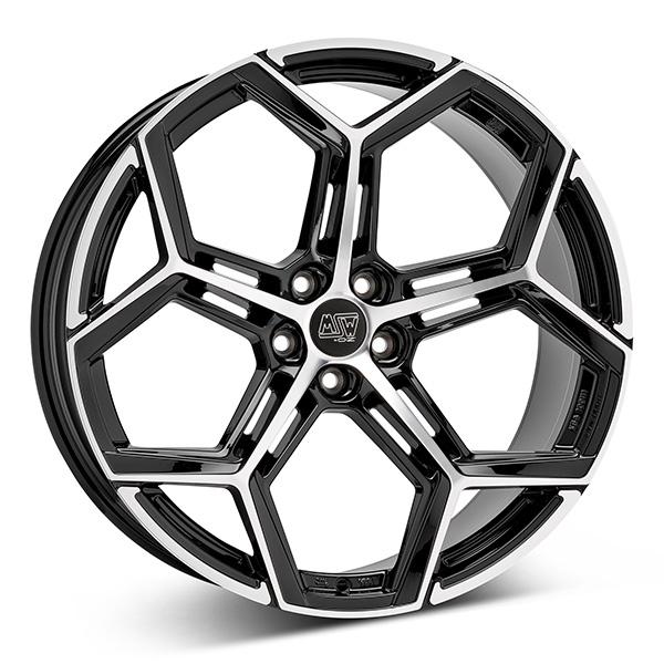 MSW 53 G.BLK/POL 10.5x22 5/112 ET19 CB66.6