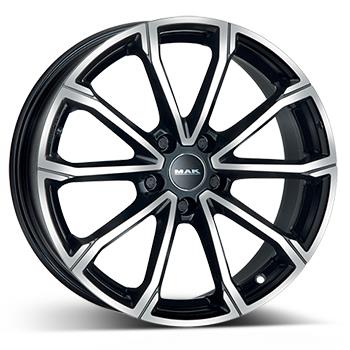 MAK DAVINCI BLK/POL 6.5x17 5/114.3 ET40 CB60.1