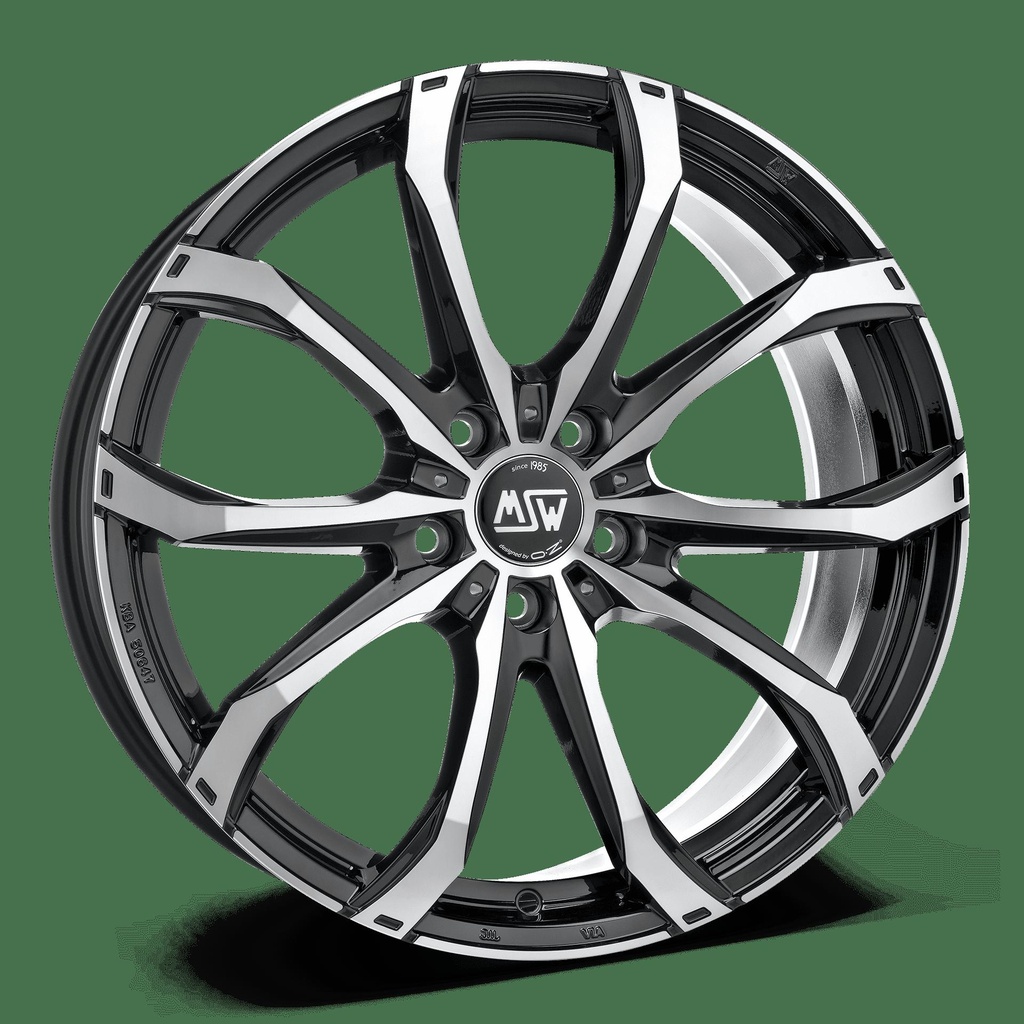 MSW 48 BLK/POL 11.5x21 5/130 ET58 CB71.5