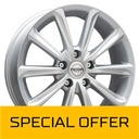 MEGA WHEELS VIRGO SILVER 6x15 5/100 ET38 CB73.2