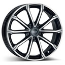 MAK DAVINCI BLK/POL 7x17 5/114.3 ET43.5 CB67.1