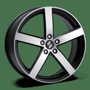 ETA BETA EROS M.BLK/POL 6.5x16 5/105 ET39 CB56.6